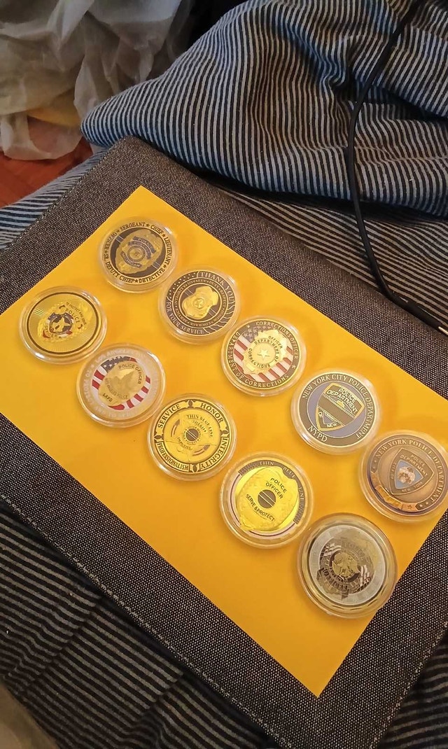 Challenge Coins. Set of 10.