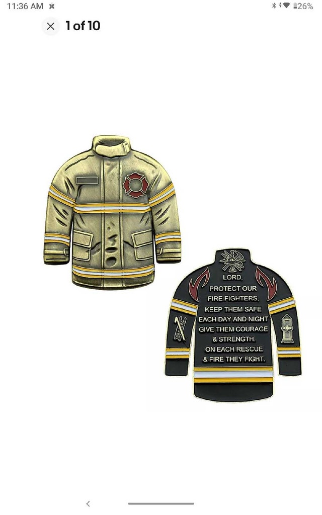 Firefighter Challenge Coin
