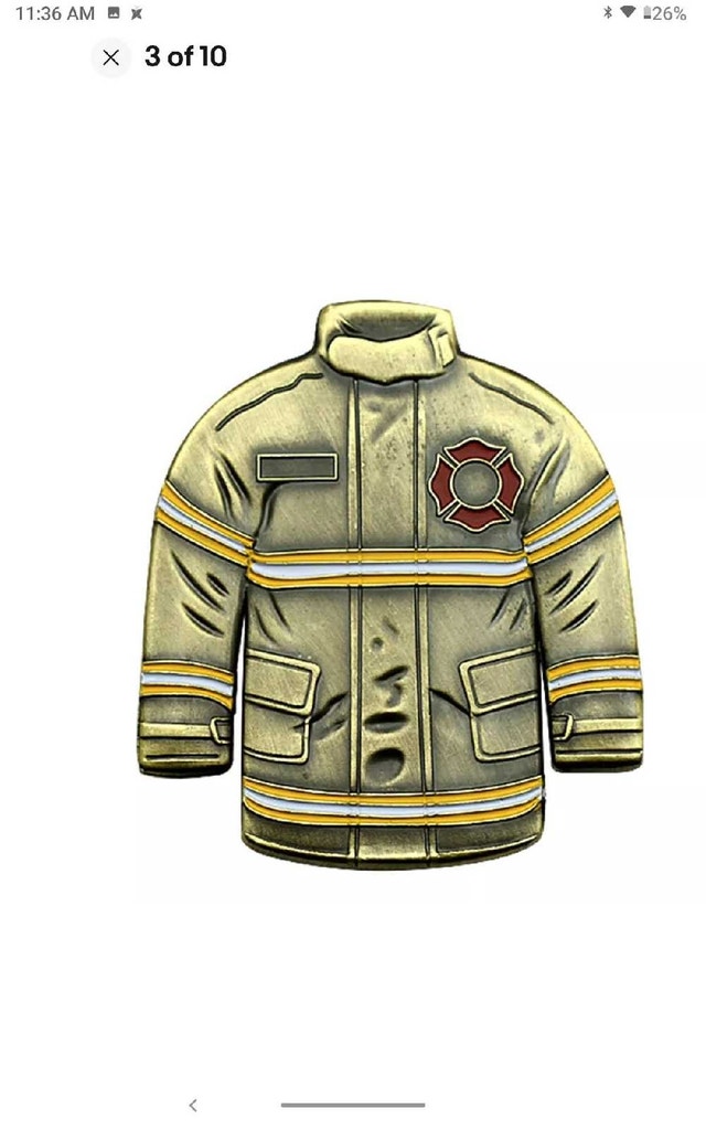 Firefighter Challenge Coin - photo 3