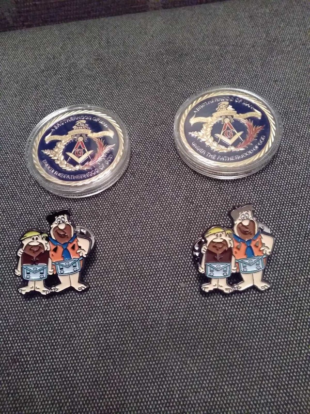 Masonic Coins & Pins