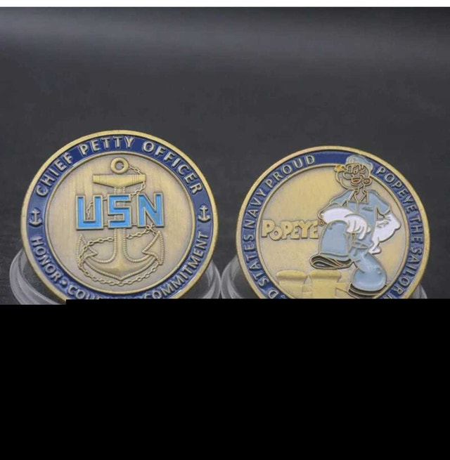 Popeye Challenge Coin