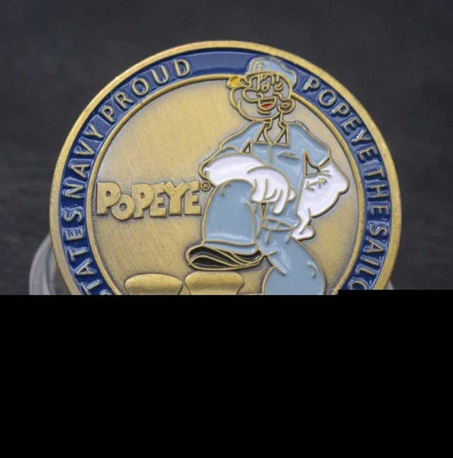 Popeye Challenge Coin - photo 3
