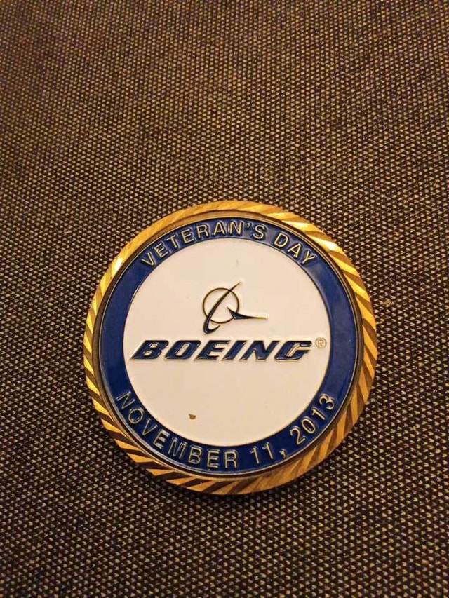 Boeing challenge Coin - photo 2