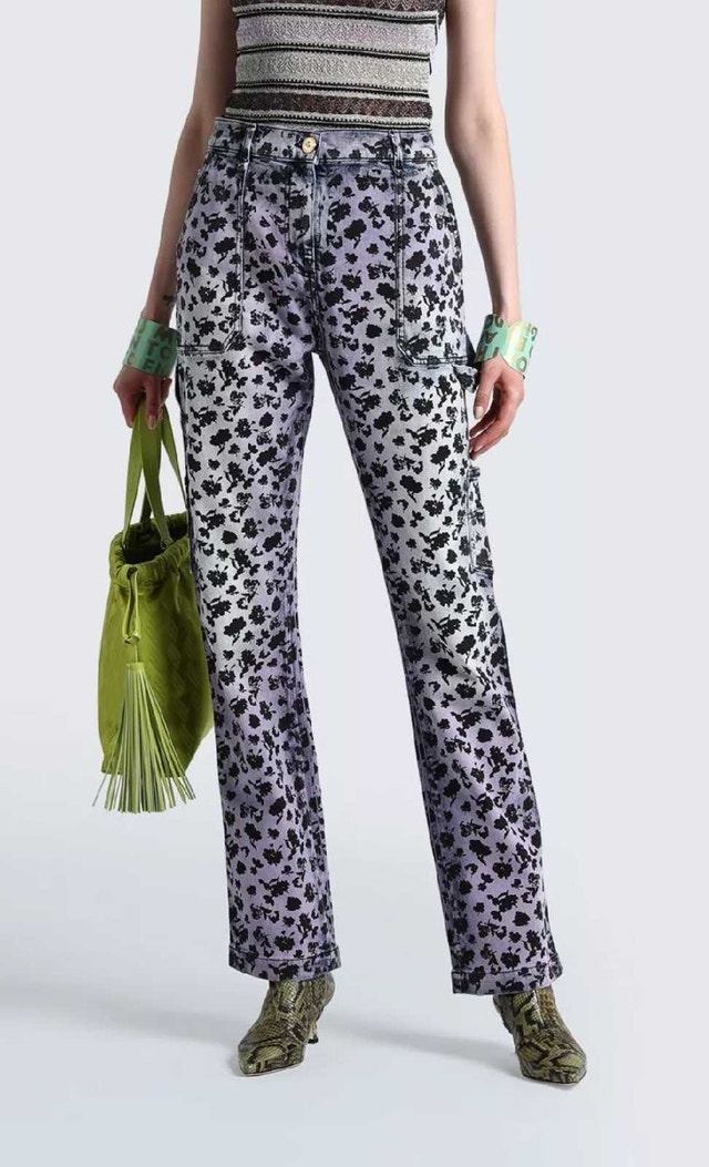 Versace Floral Jeans. Brand new.