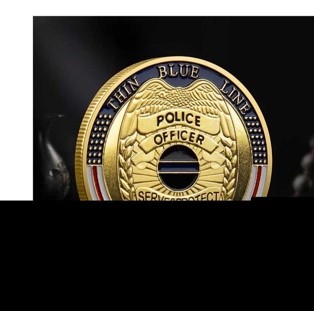 Thin Blue Line Coin