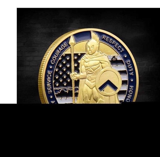 Thin Blue Line Coin - photo 2