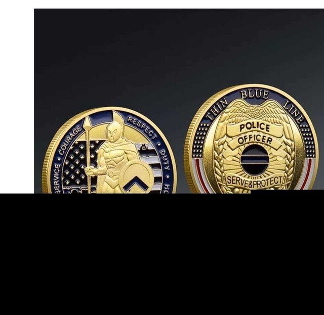 Thin Blue Line Coin - photo 3