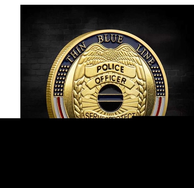 Thin Blue Line Coin - photo 4