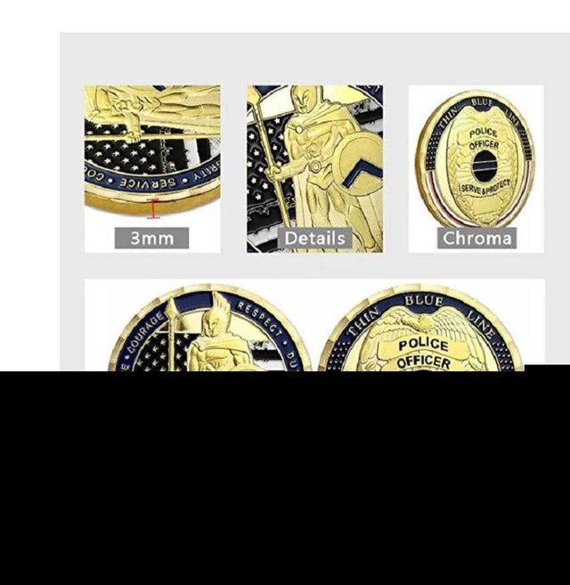 Thin Blue Line Coin - photo 5