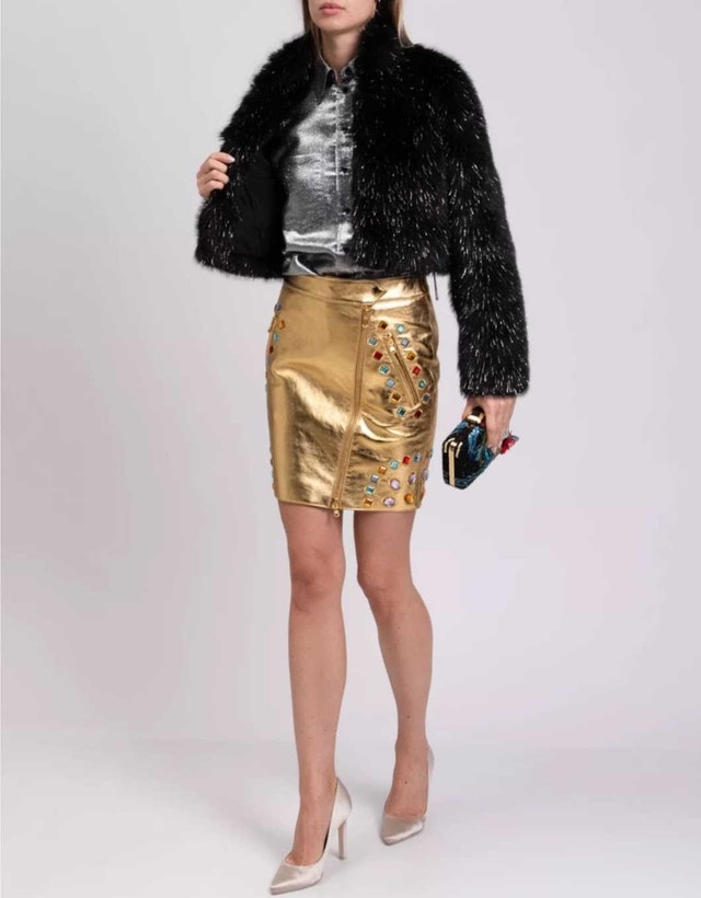 Black evening dress Jacket - photo 2