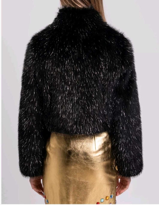 Black evening dress Jacket - photo 5