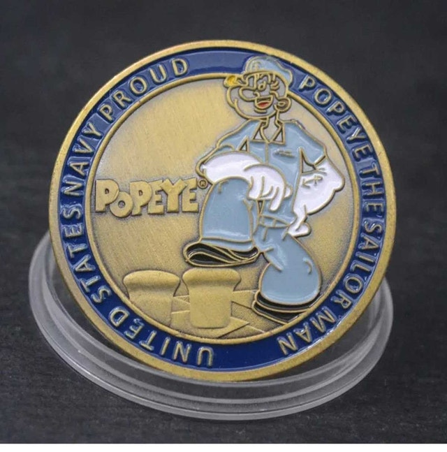 Popeye Challenge Coin - photo 4