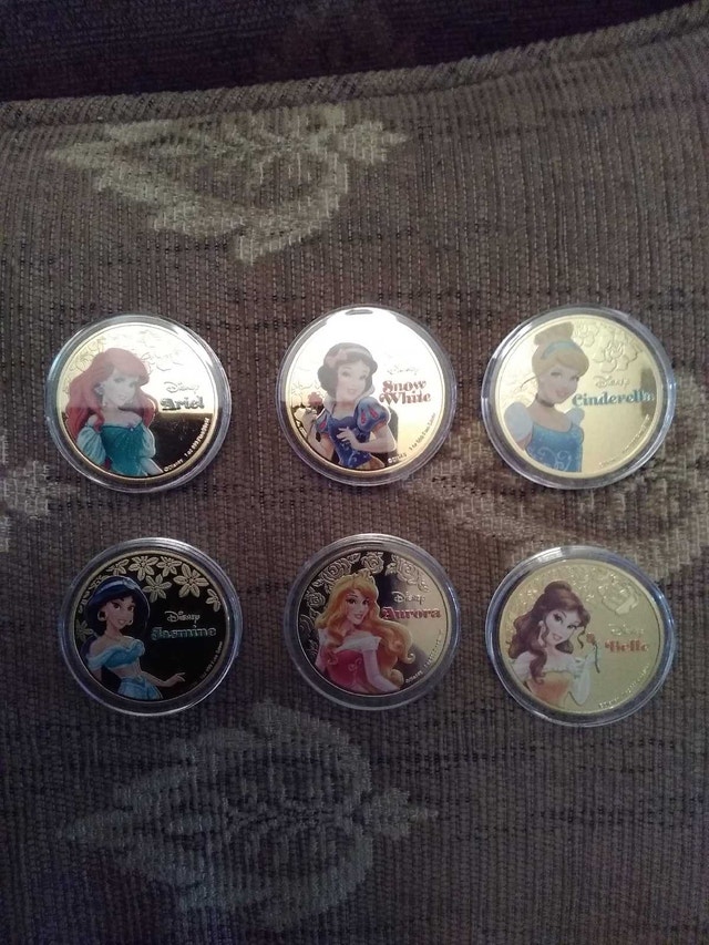 Princess challenge Coins. Set of 6. - photo 3
