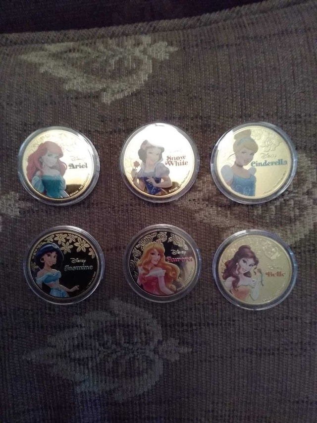 Princess challenge Coins. Set of 6. - photo 5