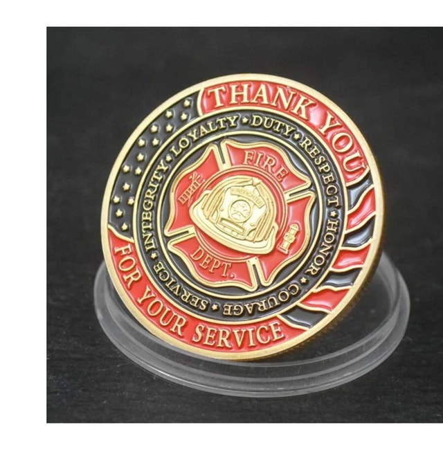 Firefighter Challenge Coin
