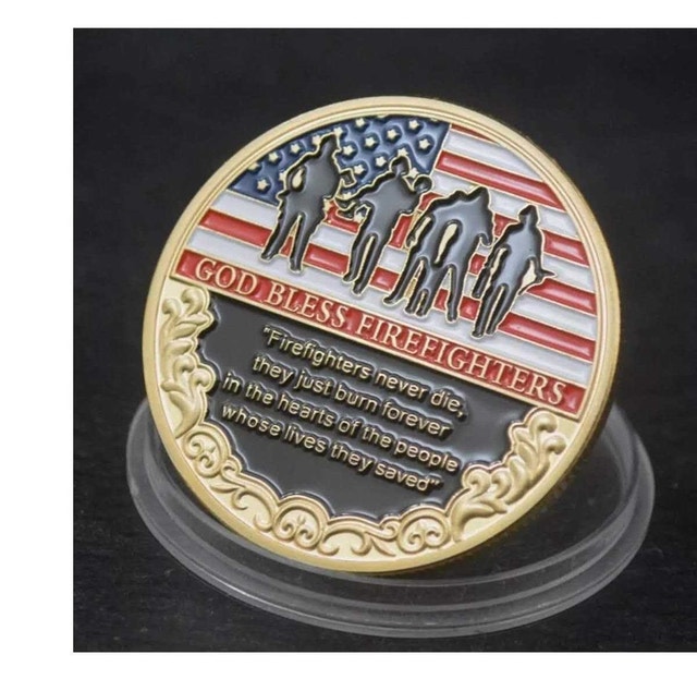 Firefighter Challenge Coin - photo 2