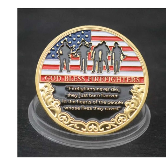 Firefighter Challenge Coin - photo 3