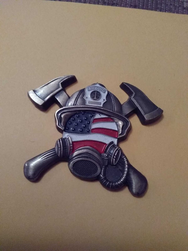 Firefighter challenge Coin