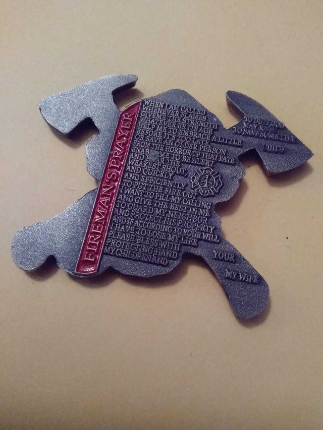 Firefighter challenge Coin - photo 2