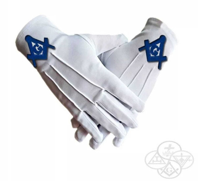Masonic Gloves. Brand new - photo 2