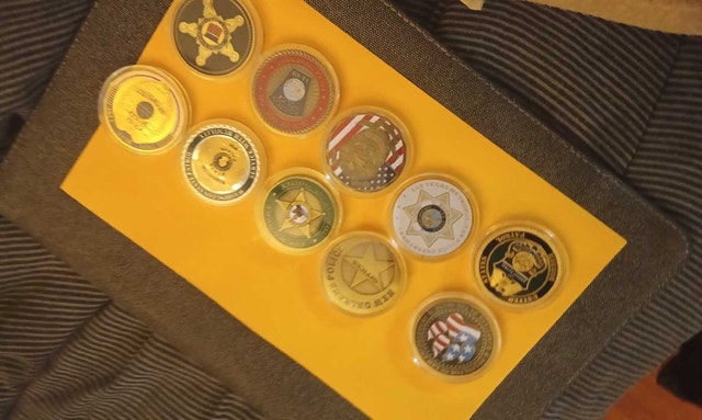 Police Challenge Coins. Set of 10 - photo 2