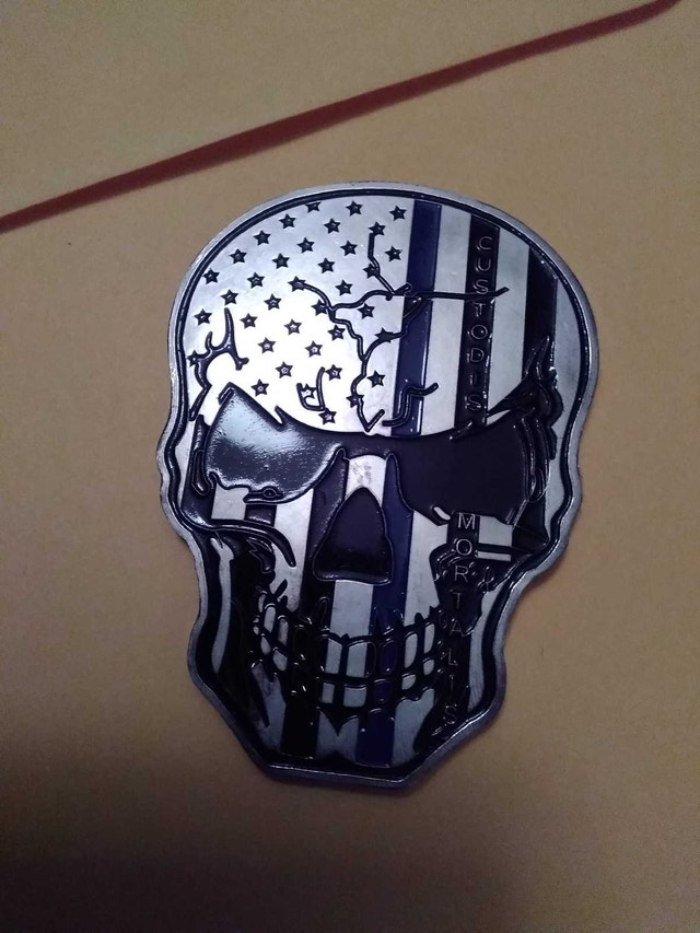 Blue Lives Matter Skull. New York - photo 3