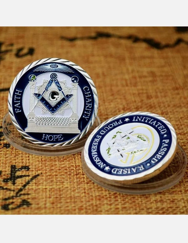 Freemason Challenge Coin - photo 3