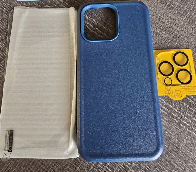 Case iPhone 14 Pro Max Case with Screen protector + Camera Cover