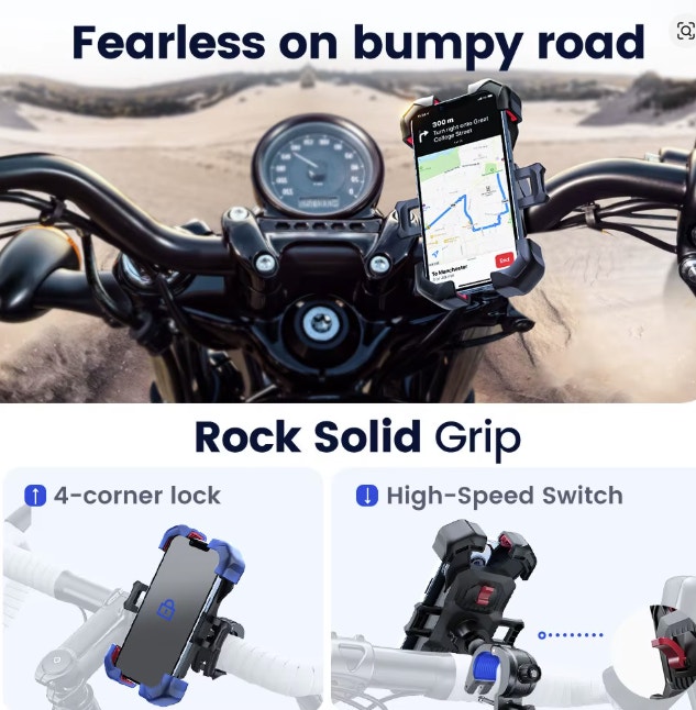 Phone Holder Bike 360° Universal Bicycle Mobile Phone Stand - photo 2