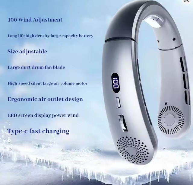Neck Fan – Lightweight Wearable Fan - photo 3