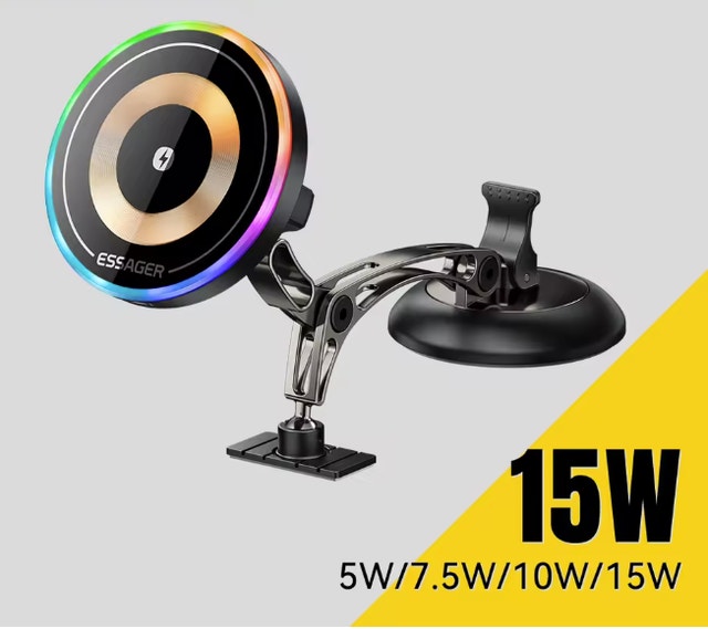 Magnetic Wireless Charger 15W Car Phone Holder