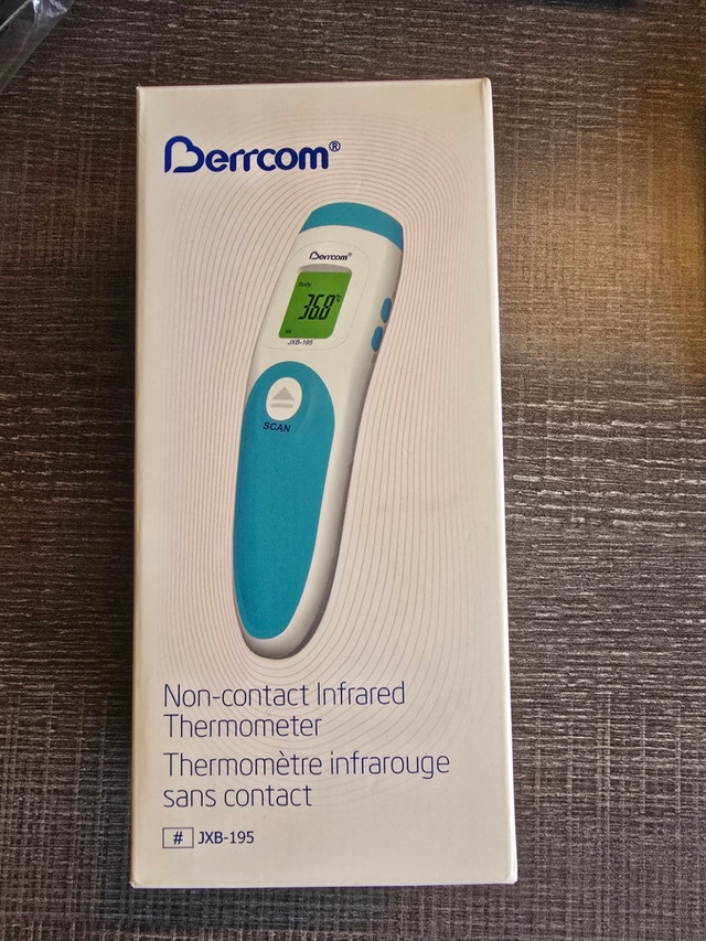 Berrcom Non Contact Infrared Forehead Thermometer Digital 3 in 1