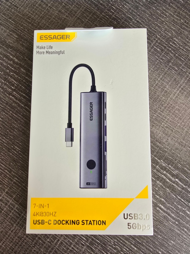 USB C HUB 4K 7-in-1 Type C to HDMI PD 100W - photo 2