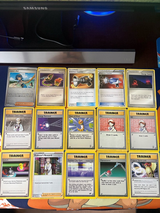 Pokemon Lot of Vintage to New Trainer Cards
