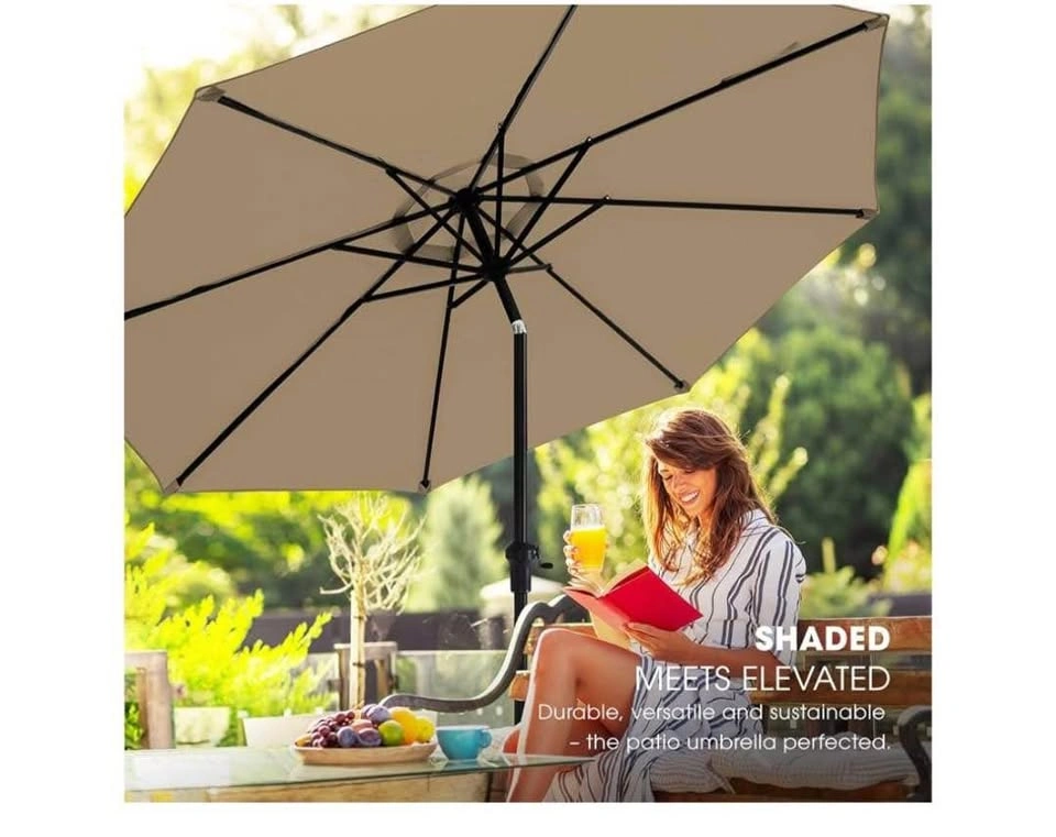 Brand new 9 ft Patio Umbrella with Base - photo 2