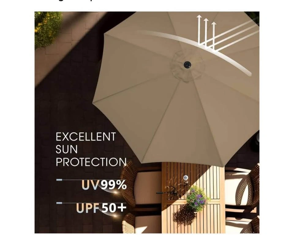 Brand new 9 ft Patio Umbrella with Base - photo 3