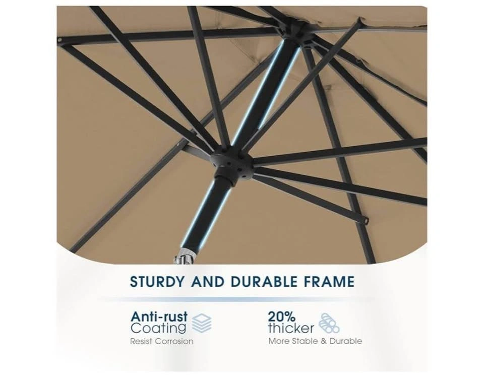 Brand new 9 ft Patio Umbrella with Base - photo 4
