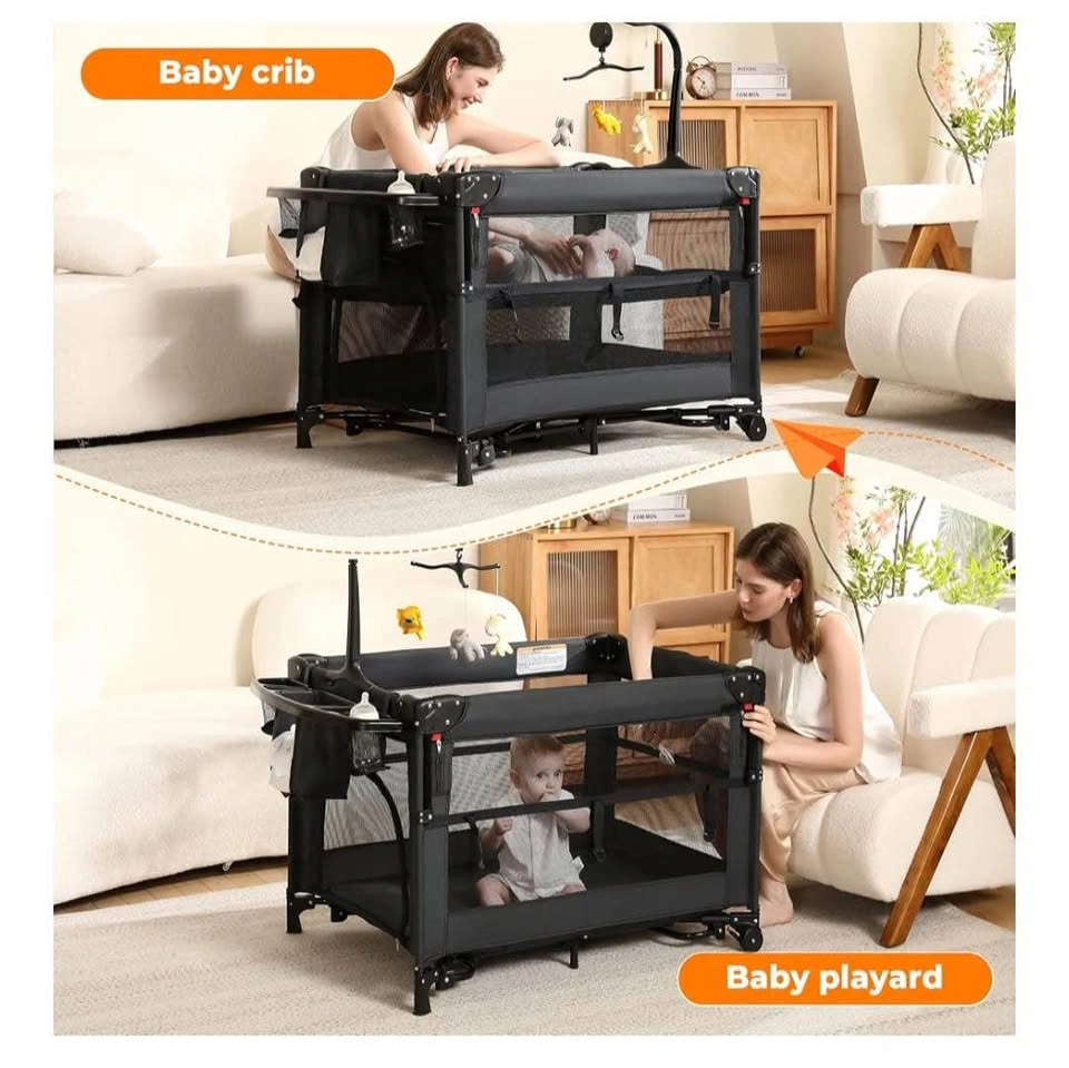Brand new 4-in-1 Baby Playard, Portable Crib, Bassinet - photo 3