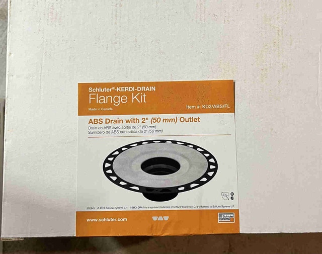 Schluter®-KERDI-DRAIN Flange Kit KD2/ABS/FL