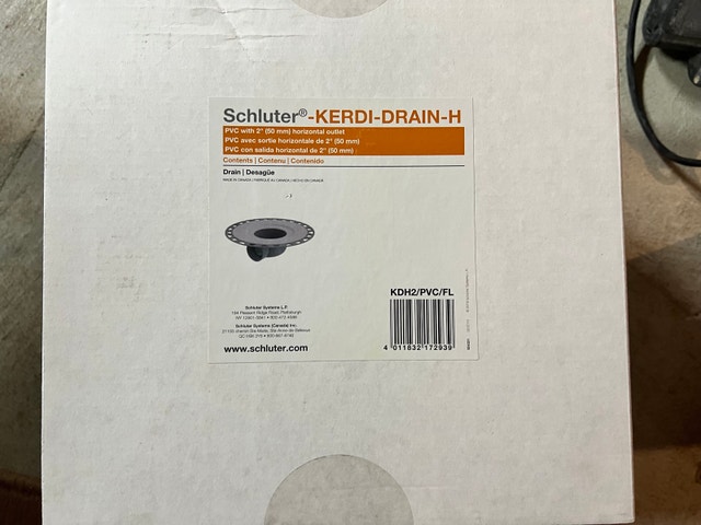Schluter®-KERDI-DRAIN-H KDH2/PVC/FL