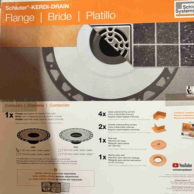 Schluter®-KERDI-DRAIN flange