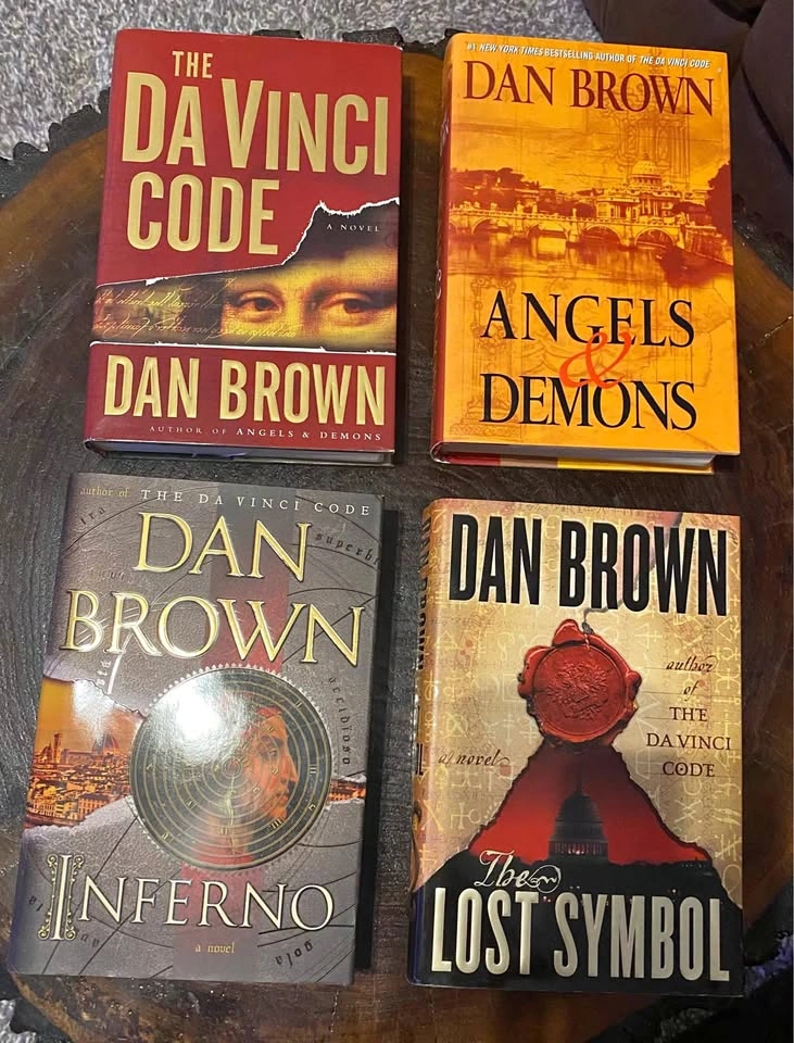 Dan Brown Book Set: The Da Vinci Code, Angels & Demons, Inferno,