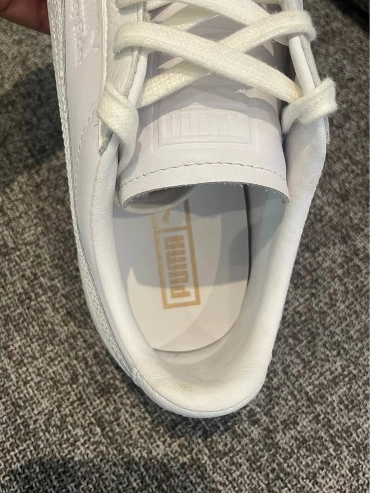 White leather Puma Easy Rider sneakers - photo 3