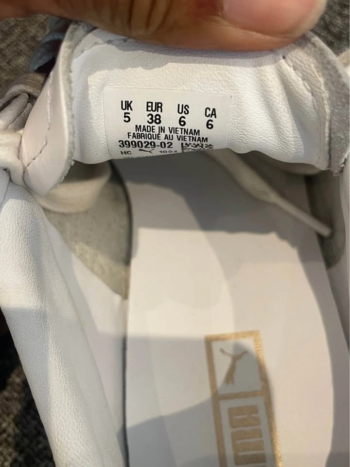 White leather Puma Easy Rider sneakers - photo 5