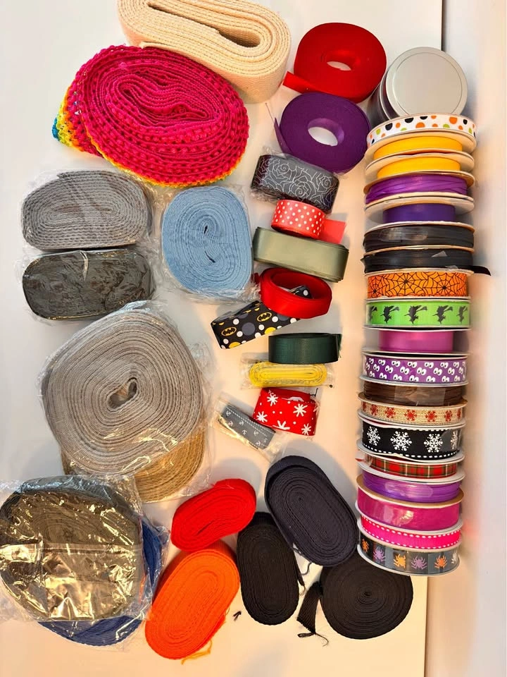 Craft Ribbon and Nylon Webbing Lot