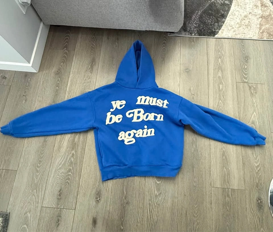 Blue Ye Must be Born again Hoodie - photo 2