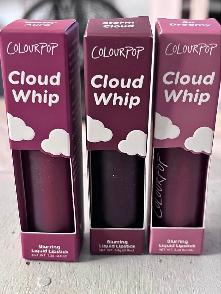 ColourPop Cloud Whip Blurring Soft Matte Liquid Lipstick Trio