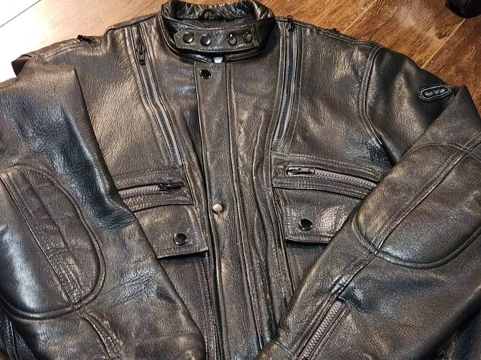 Vintage Hein Gericke Leather Motorcycle Jacket - photo 2