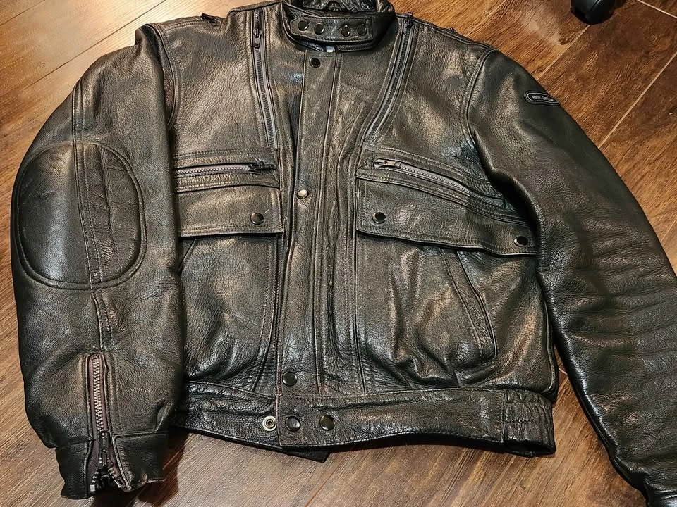 Vintage Hein Gericke Leather Motorcycle Jacket - photo 3