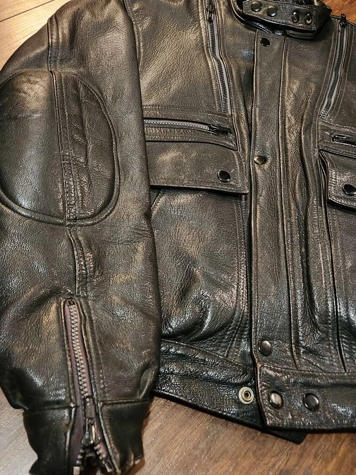 Vintage Hein Gericke Leather Motorcycle Jacket - photo 4